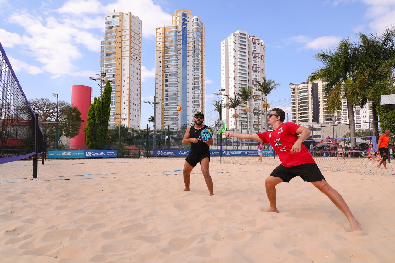 Virgínia, finalizou a campanha e seguiu para o beach tennis. 